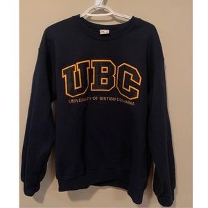 UBC Twill medium Crewneck in Dark Blue